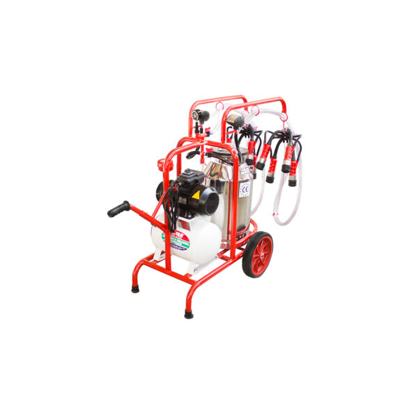 Süt Sağım Makinası, Tek Krom Güğüm Çift Sağım, Kuru Tİp SM250 - Görsel 3